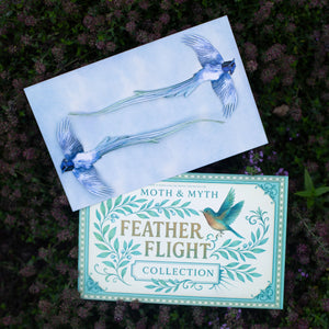 💫New💫 Asian Paradise Flycatcher 2 Piece Set - 'Feather & Flight'