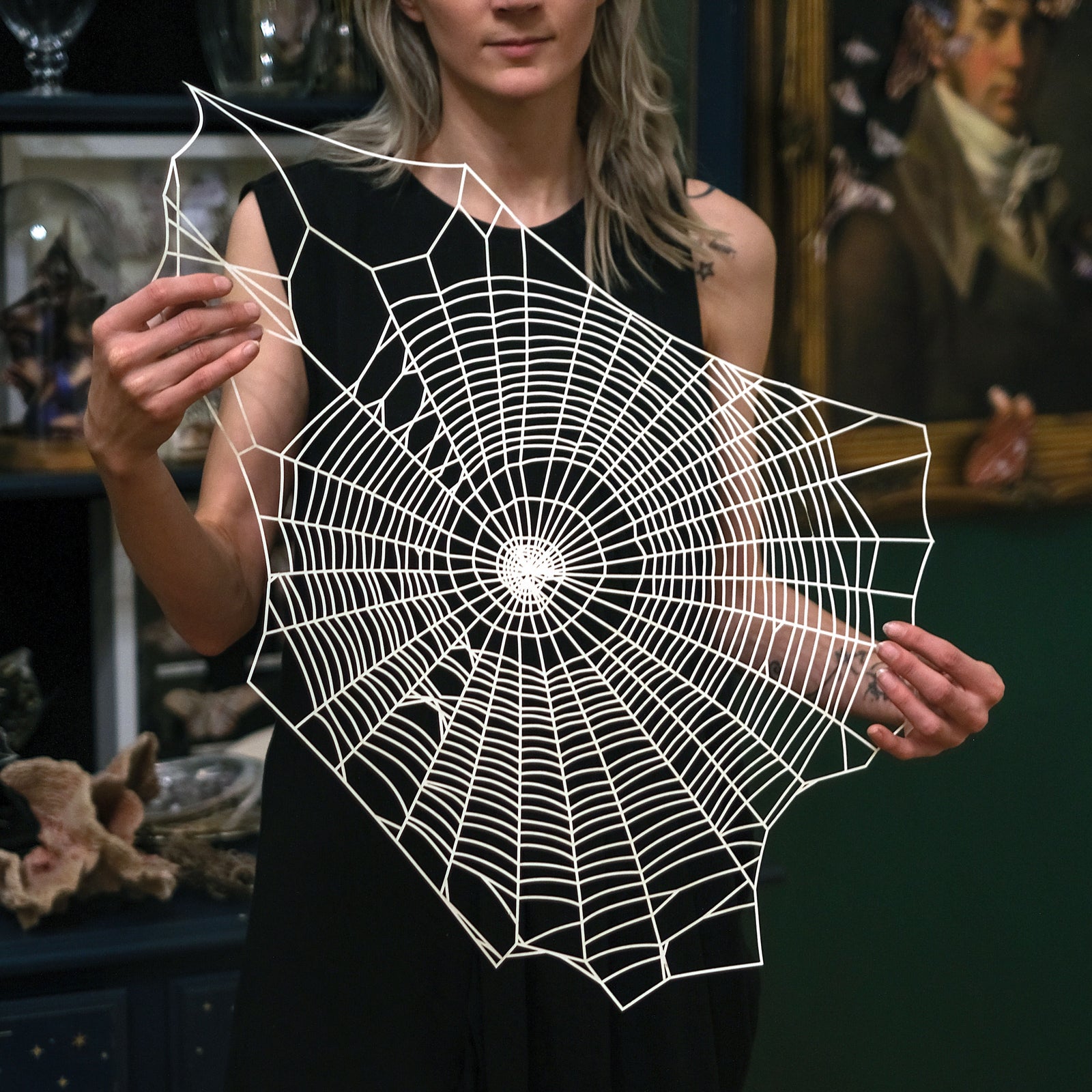 'Giant Paper Spiderweb'