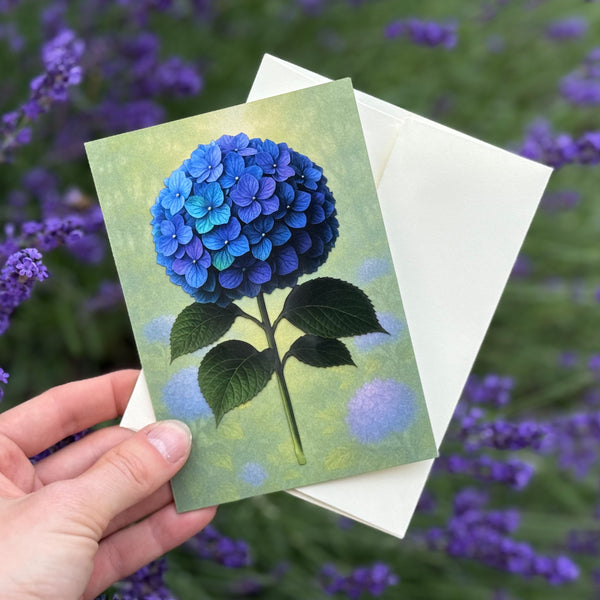 💫New💫 'Hydrangea' Greeting Cards - Set of 4 - Moth & Myth