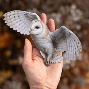 💫New💫 Large Barn Owl (Flying) - The Nocturne Collection