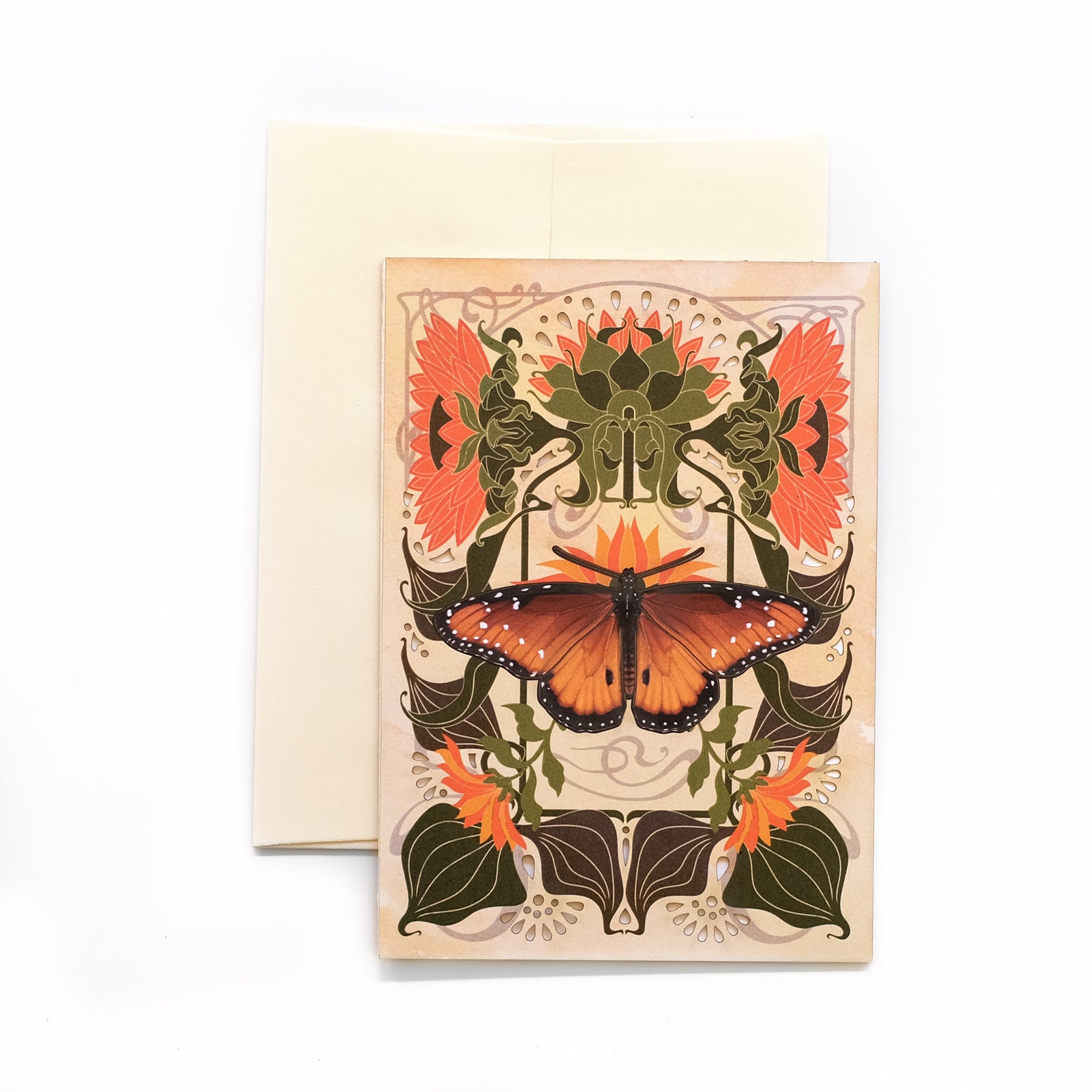 Queen Butterfly Greeting Card - Set of 4 - Reseller Wholesale