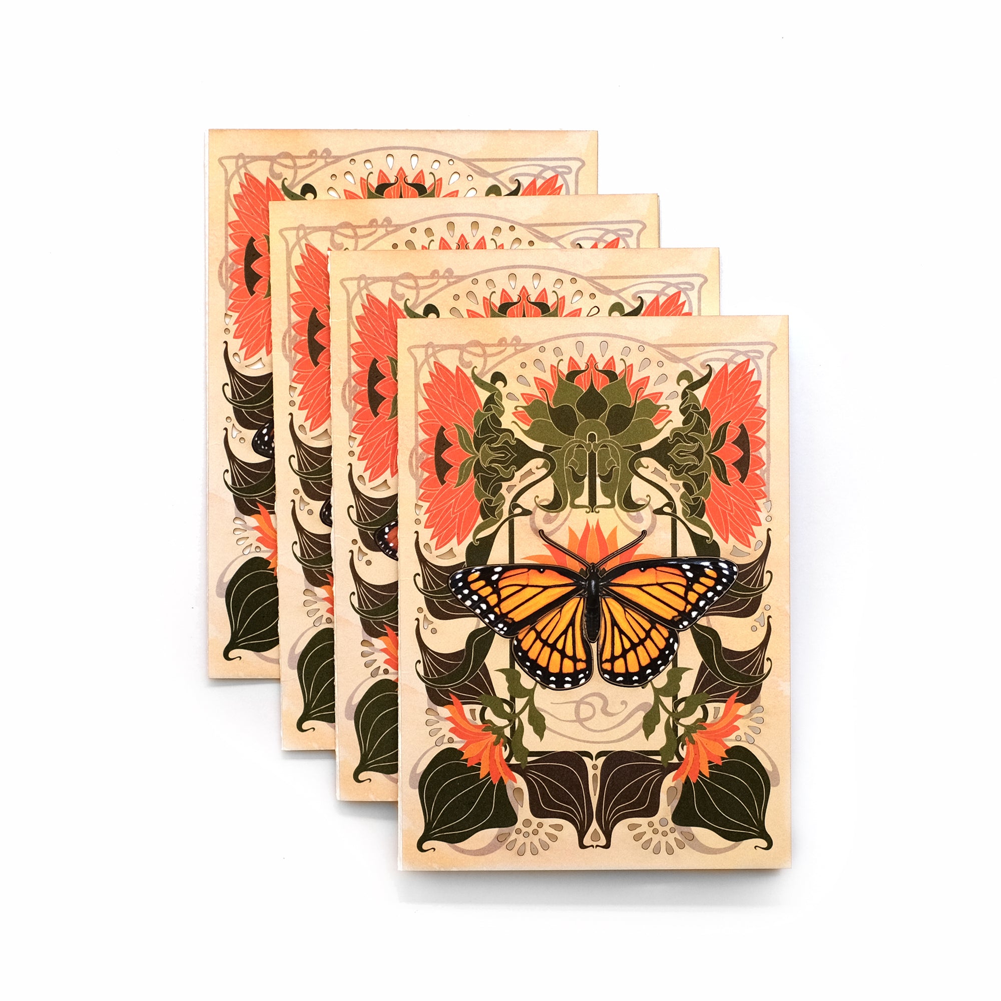 Viceroy Butterfly 'Pop-Out' - Greeting Card - Set of 4 - Reseller Wholesale