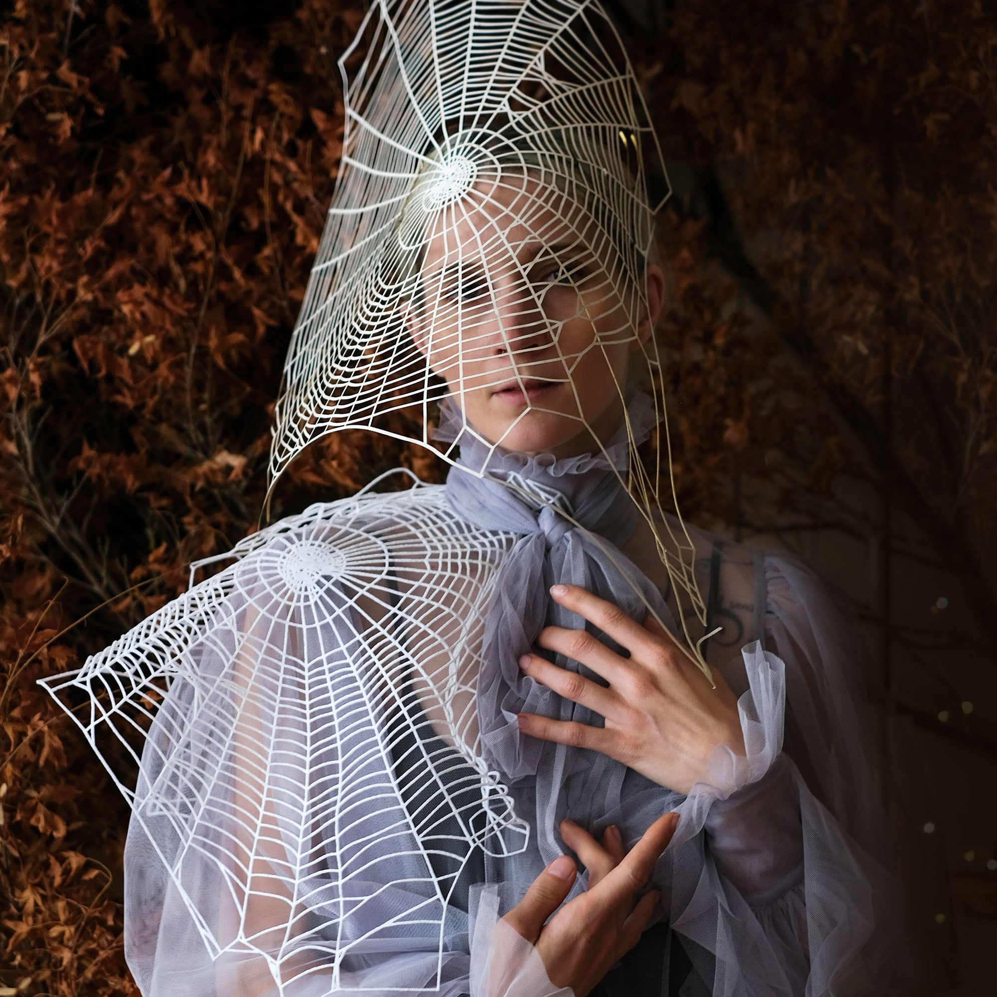 💫Back in Stock!💫 Fabric Spiderweb - Moth & Myth