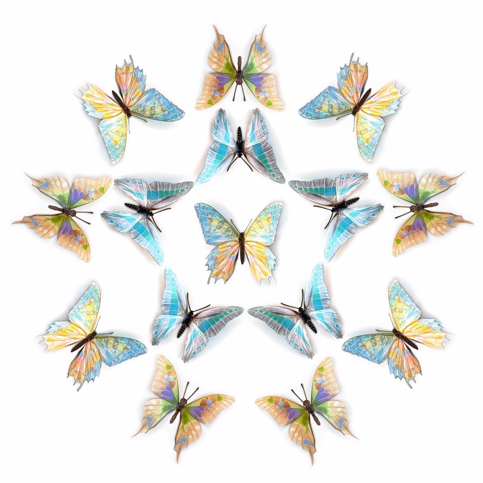 💫New!💫 'Moon Glimmer' Paper Butterfly Multi-Pack
