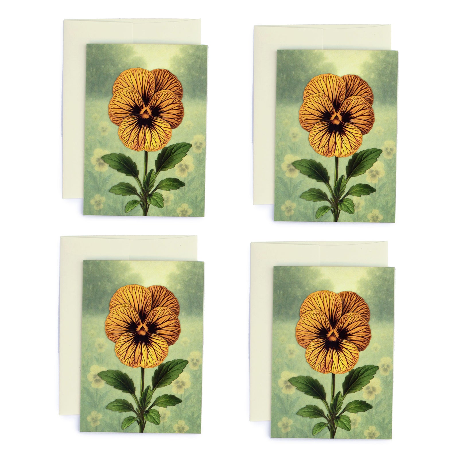 💫New💫 'Viola' Greeting Cards - Set of 4