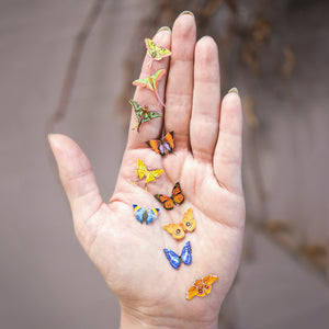'Micro Indian Oakleaf' Butterfly